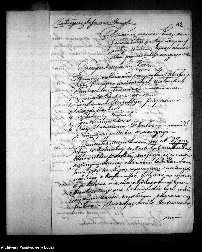 Obraz 16 z jednostki "Akta tyczące się ustanowienia opieki nad nieletnim dzieckiem i spisu inwentarza pozostałości po Józefie i Katarzynie małżonkach Klainwechter"