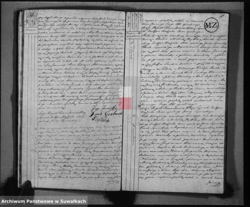 image.from.unit.number "Akta stanu cywilnego zaślubionych w gminie seyneńskiey od 1-go maja 1810 roku"