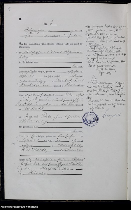 image.from.unit.number "Heirats-Neben-Register Nr 1 - 15"