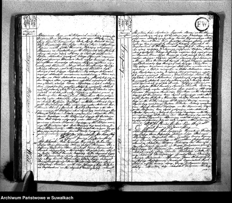 image.from.unit.number "Akta Zaślubionych Gminy Kopciowskiey Urzędnika Stanu Cywilnego na Rok 1825"