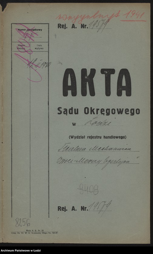 Obraz 2 z jednostki "Owsiej Mowsza Epsztein- tkalnia mechaniczna"