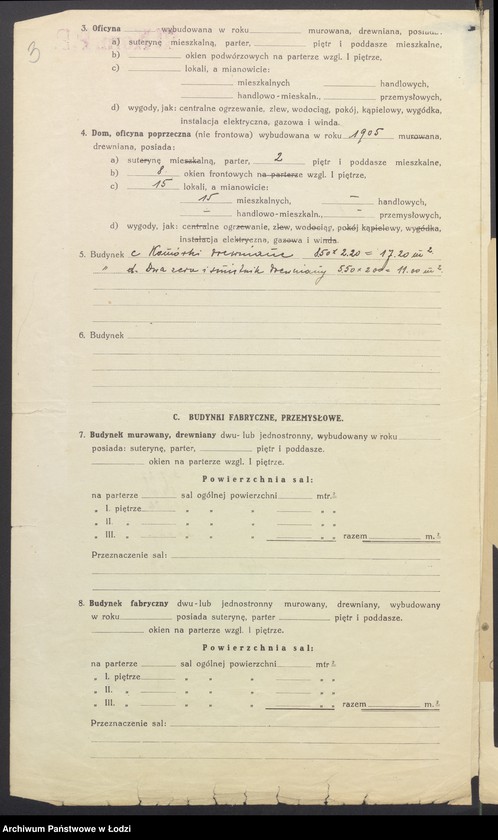 image.from.unit.number "Księga inwentarzowa nieruchomości m. Łodzi ul. Joselewicza"