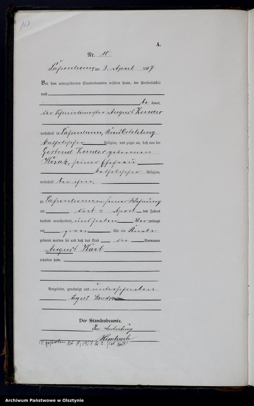 image.from.unit.number "Geburts-Haupt-Register Nr 1 - 55 [1907], Nr 1-67 [1908], Nr 1-60 [1909], Nr 1-68 [1910]"