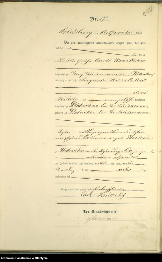 image.from.unit.number "Sterbe-Haupt-Register Nr 1 - 59"