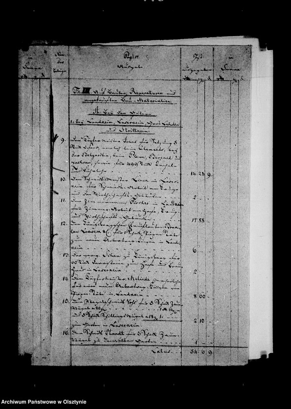 image.from.unit.number "Zehnte Jahres- Rechnung über Einnahme u. Ausgabe der Güter Landkeim"