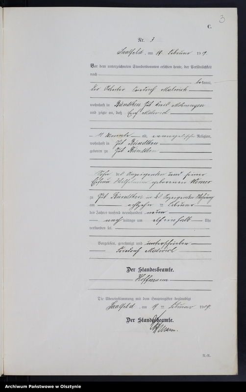 image.from.unit.number "Sterbe-Neben-Register Nr 1 - 26"