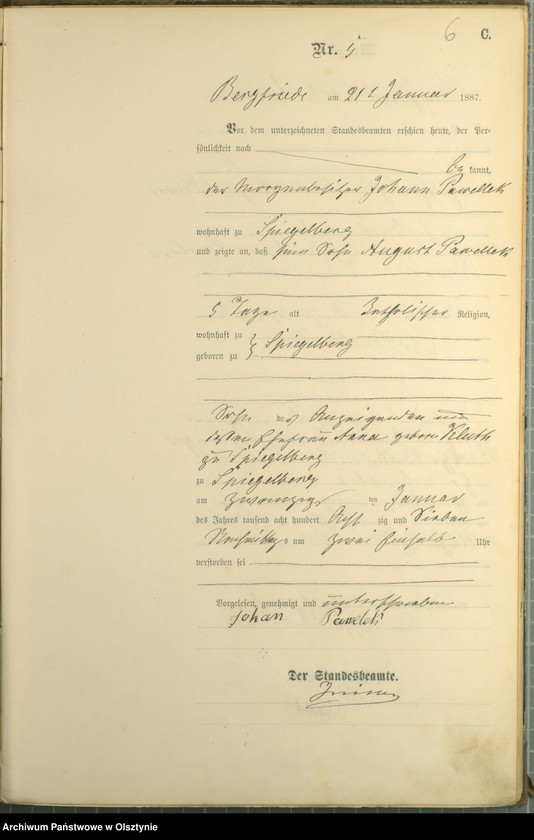 image.from.unit.number "Sterbe-Haupt-Register Nr 1 - 65"