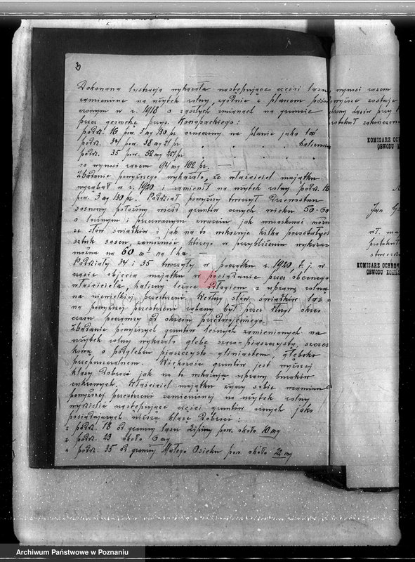 Obraz 7 z jednostki "Sprawa nieprawego wykarczowania lasu i zamiana go na użytek rolny w lasach majątku Dęby Szlacheckie własność P. J. Żeromskiego"