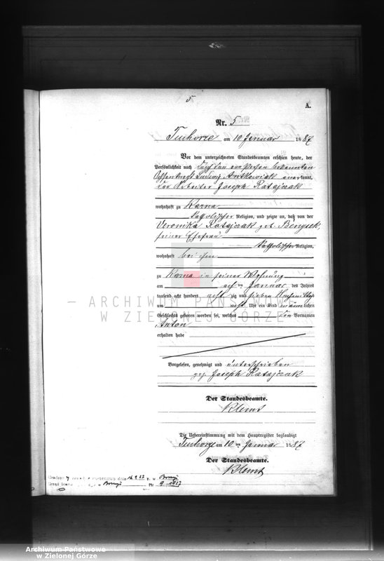 Obraz 10 z jednostki "Geburts-Neben-Register"