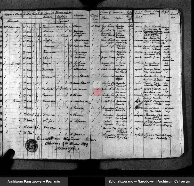 Obraz 8 z jednostki "Duplikat baptisatorum, copulatorum, mortuorum"
