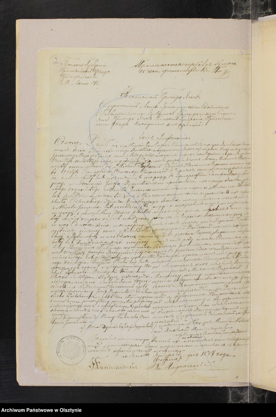 image.from.unit.number "Dokumenty Prinadležiŝìe k˝ Aktam˝ vstupivših˝ v˝ zakonnyj Brak˝ v˝ Ânoveckom˝ Prihodî v˝ 1877 goda [Annexa do akt stanu cywilnego Parafii Janowiec w 1877 roku]"