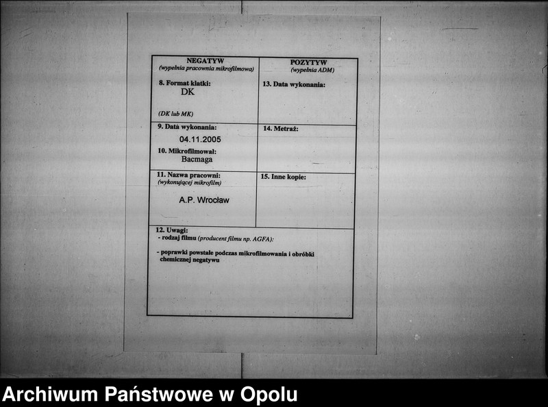 Obraz 3 z jednostki "Acta des Magistrats zu Oppeln betreffend: die Reparatur der Thurm-Uhr durch Garbe und Schoenheid und Anfertigung einer Neuen durch C. Weiss de Anno 1844"