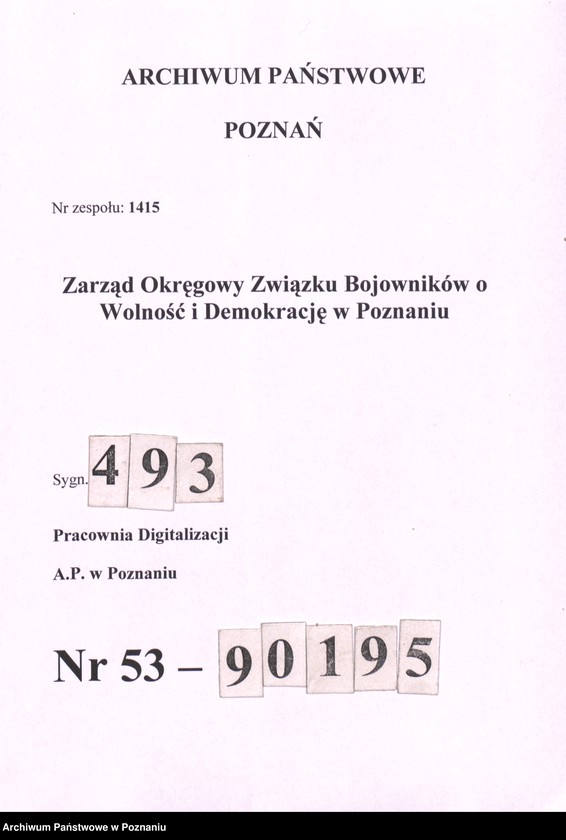 Obraz 3 z jednostki "Życiorysy powstańców wielkopolskich: W - tom lV /Wielobiński Jan - Witczak Marcin/."