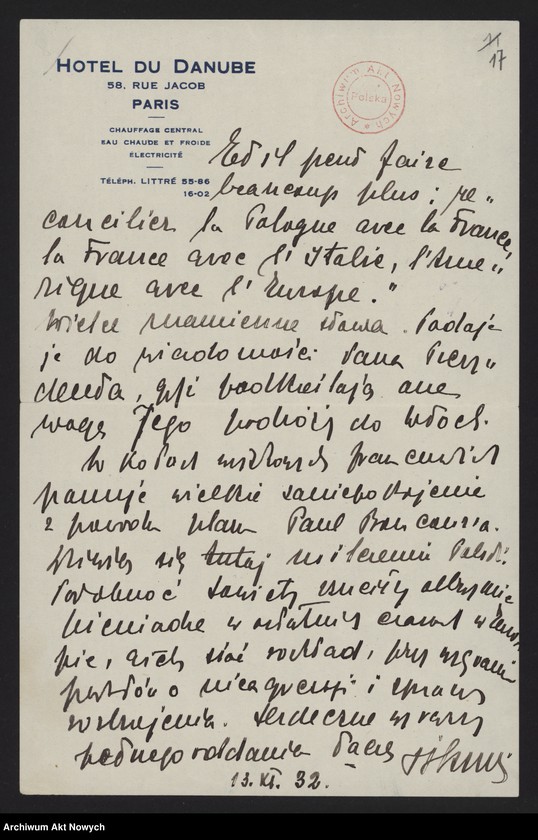 image.from.unit.number "Sikorski Władysław; Załączniki: a) "P=S" z dopiskiem W. Sikorskiego; b) "Ilustrowany Kurier Codzienny", 20 IX 1933, (karta tytuł.); c) "Kurier Warszawski" 15 I 1933 i 21 X 1933 (4 karty); d) "Gazeta Warszawska" 22 IX 1933 r. (karta tytuł.); e) "Myśl i Czyn", nr 1 z dn. 145 x 1933 r.; f) wycinki prasowe; L.17 (odpowiedź - rękopis)"