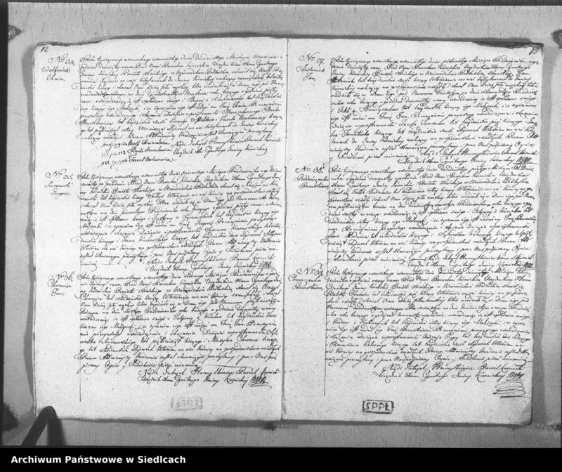 Obraz 9 z jednostki "Akta urodzin, małżeństw, zgonów"