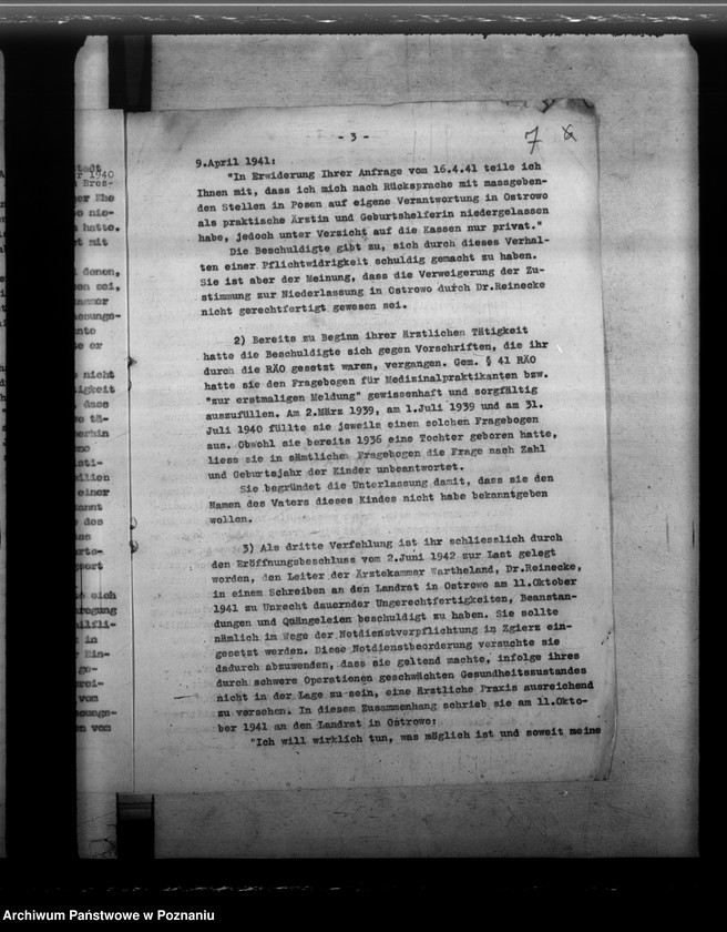 Obraz 11 z jednostki "Berufsgerichtliche Verfahren gegen Ärzte"