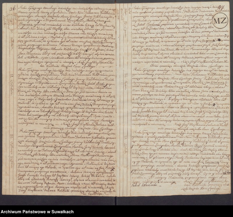 image.from.unit.number "Akta Urodzenia Stanu Cywilnego od pierwszego Maja Roku 1809 Gminy Kaletnickiey"