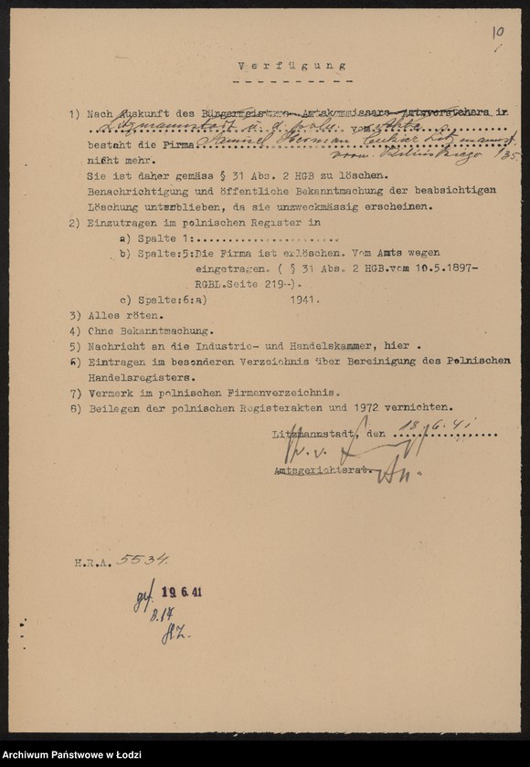 Obraz 12 z jednostki "Samuel Herman Cukier- Biuro Agneturowo-Handlowe"