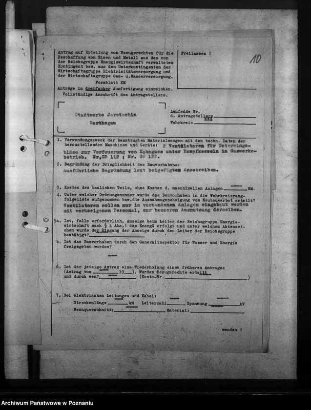 Obraz 15 z jednostki "Stadtwerke - Jarotschin"