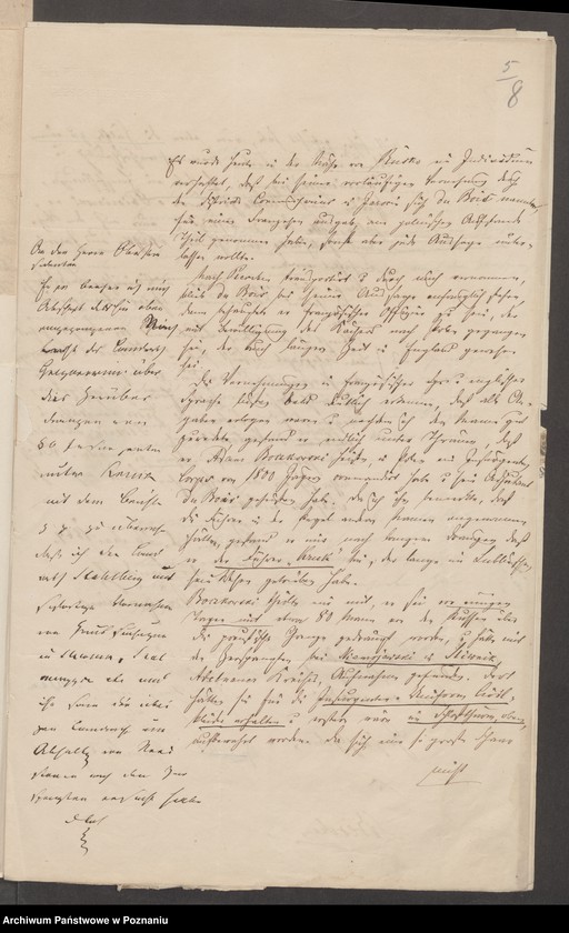 image.from.unit.number "Acta generalia des Oberpäsidialkommissars Landrat von Madai zu Kosten betreffend die Verfolgung der polnisch-revolutionären Umtriebe im Kreise Pleschen /Pleszew/."