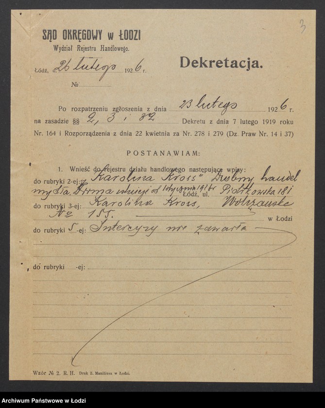 Obraz 5 z jednostki "Karolina Kross – drobny handel"