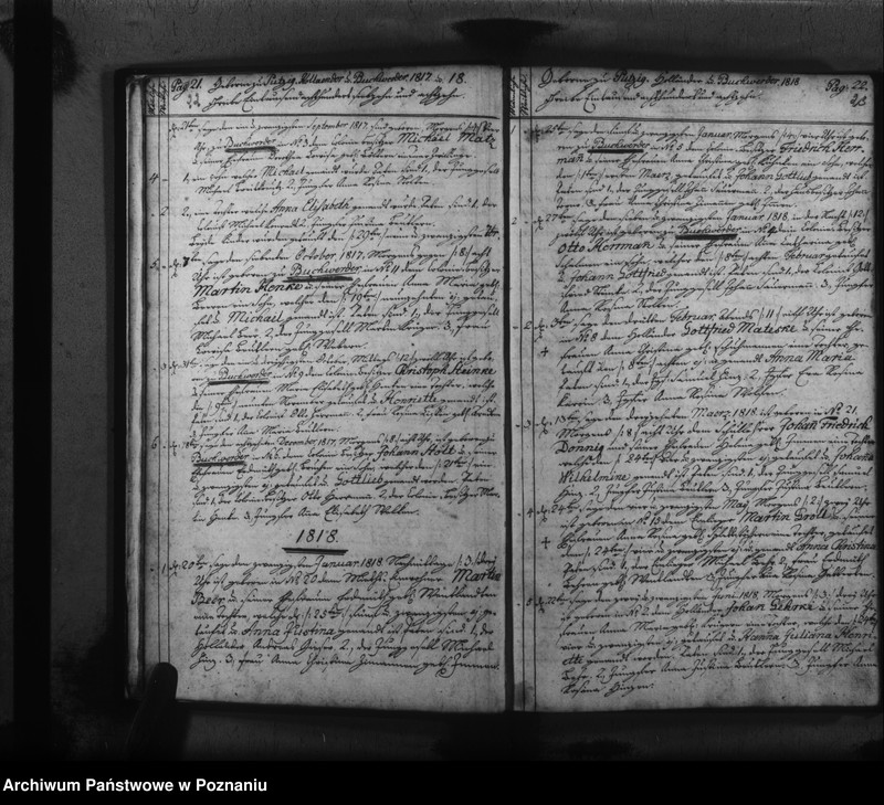 Obraz 15 z jednostki "Księga urodzeń, małżeństw i zmarłych"