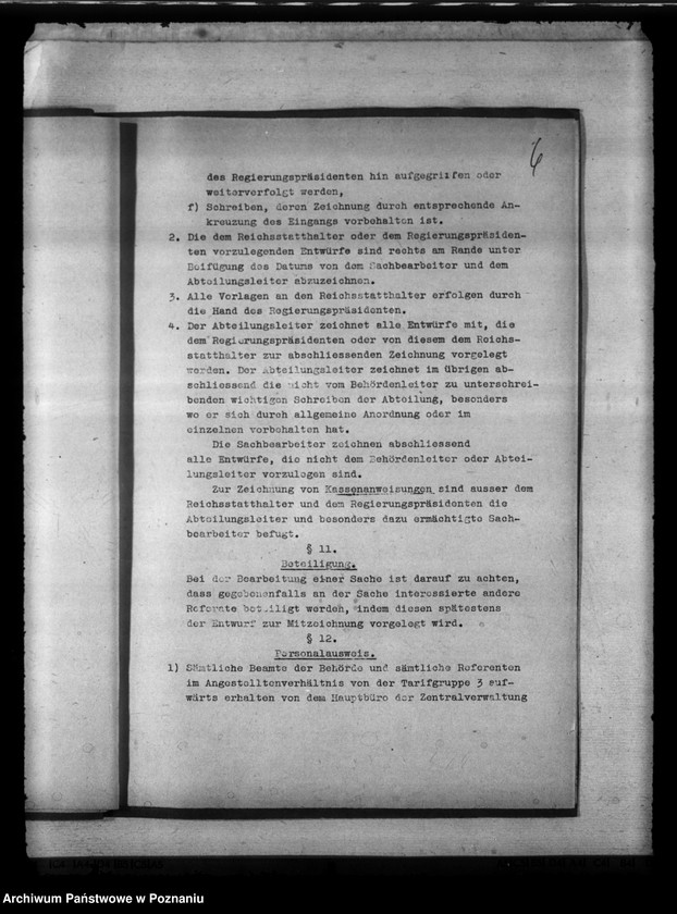 Obraz 10 z jednostki "Geschäftsverteilungsplan. Behördenbezeichnung."