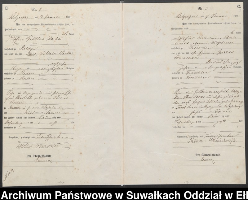image.from.unit.number "Sterbe-Haupt-Register des Königlichen Preussischen Standes-Amtes Belzonzen Kreis Johannisburg"