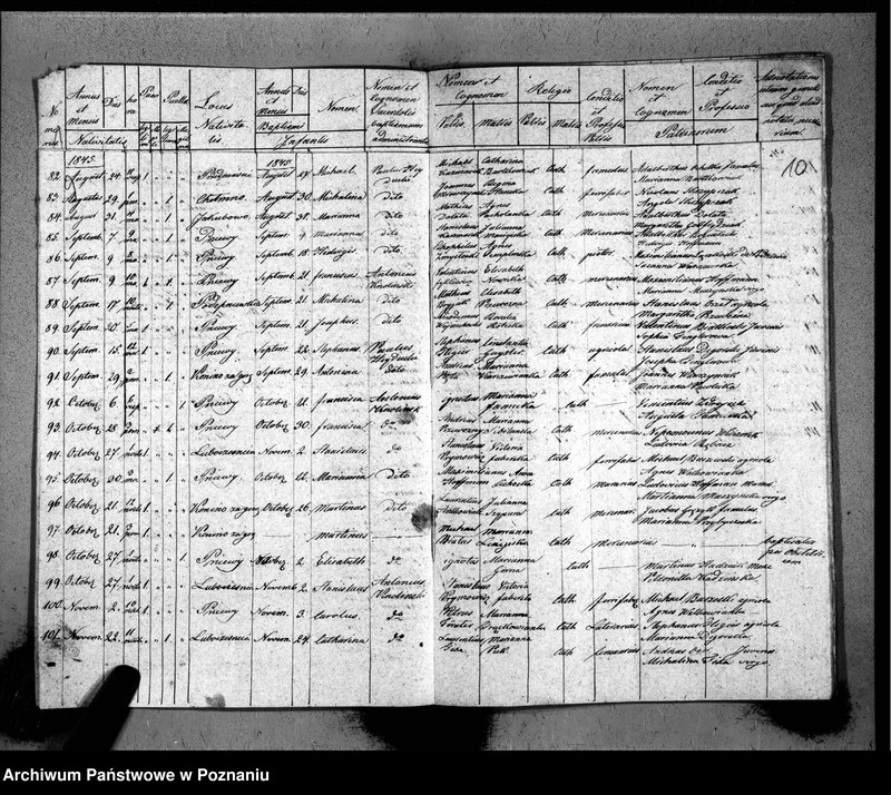 Obraz 8 z jednostki "Duplicat baptisatorum, copulatorum, mortuorum"