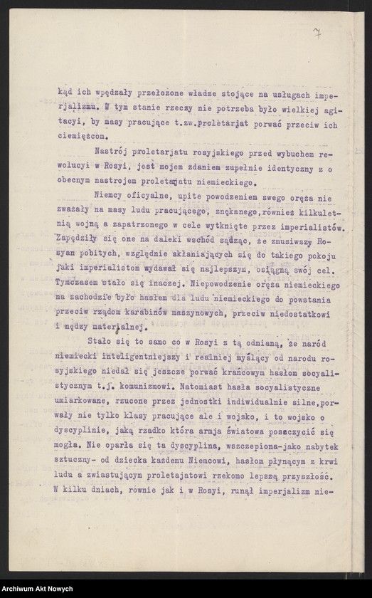 image.from.unit.number "Raporty polityczne, wiadomości różne z Warszawy i Paryża; "Pro Memoria""
