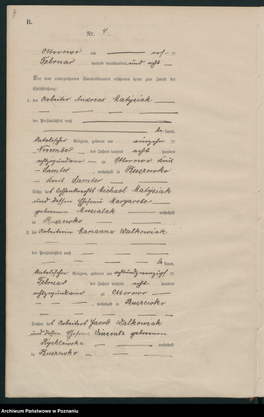 Obraz 10 z jednostki "Heirats-Haupt-Register"