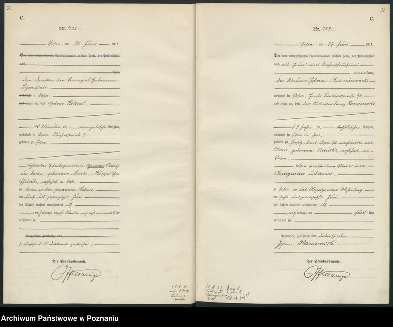 Obraz 18 z jednostki "Księga miejscowa zgonów tom II [Rejestr główny zgonów]"