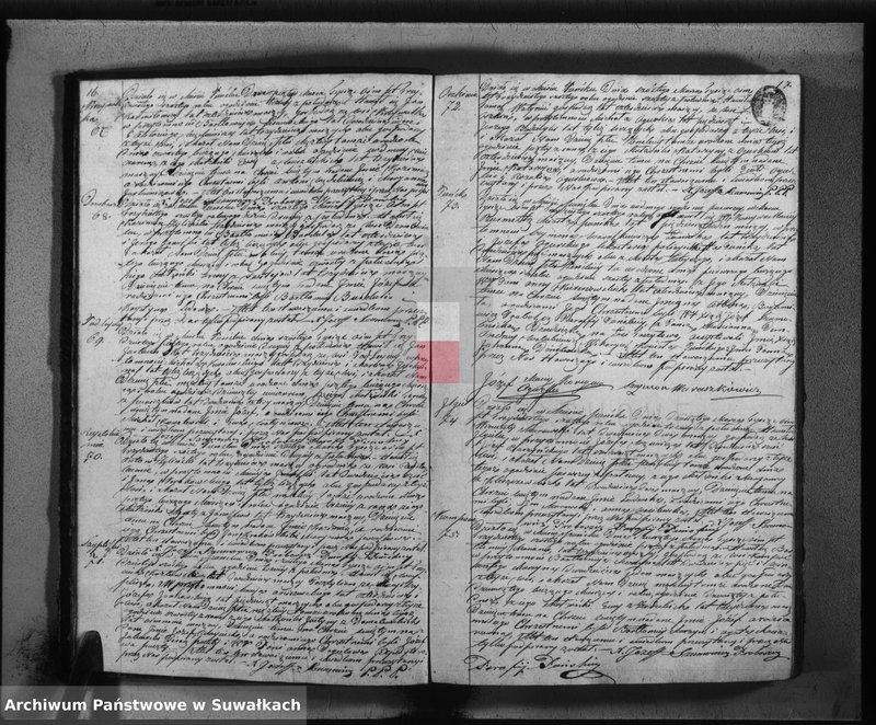image.from.unit.number "Duplikat urodzonych, zaślubionych i umarłych parafii puńskiey roku 1836"