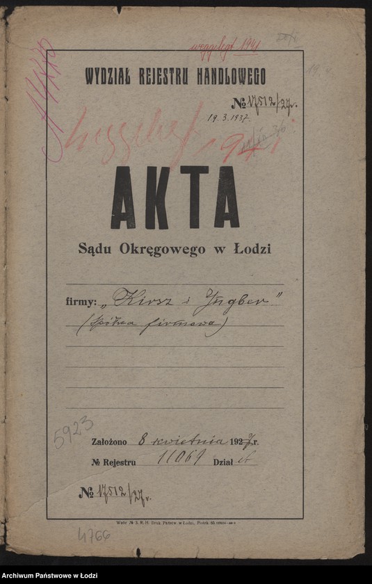 Obraz 2 z jednostki "Kirsz i Ingber- wyrób i sprzedaż wyrobów włókienniczych"