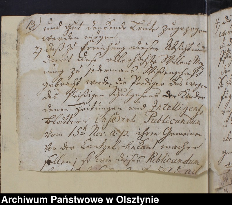 image.from.unit.number "Fernere Verordnungen, Cicularia und Correspondencen in der Schulsachen"