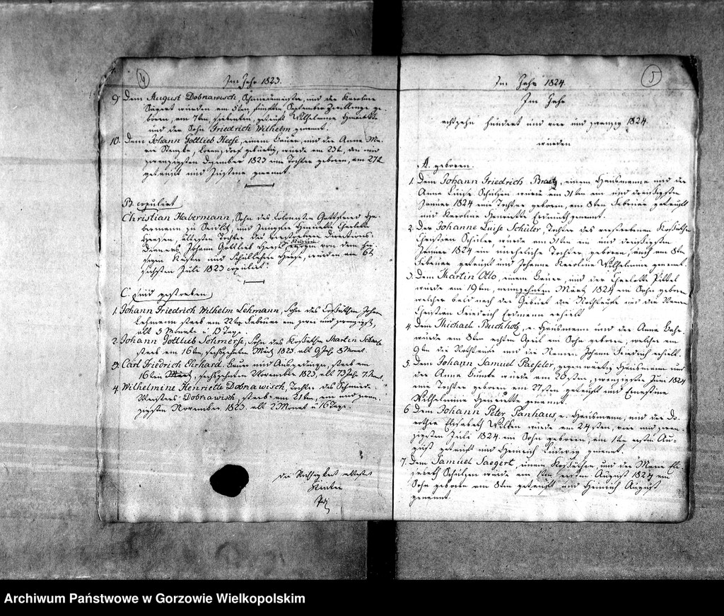 image.from.unit.number "Duplikate der Kirchenbücher von der Parochie Kernein (Karnin)"