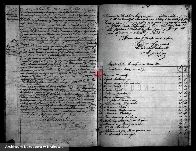 Obraz z zespołu "Akta stanu cywilnego Parafii Rzymskokatolickiej w Sławicach"