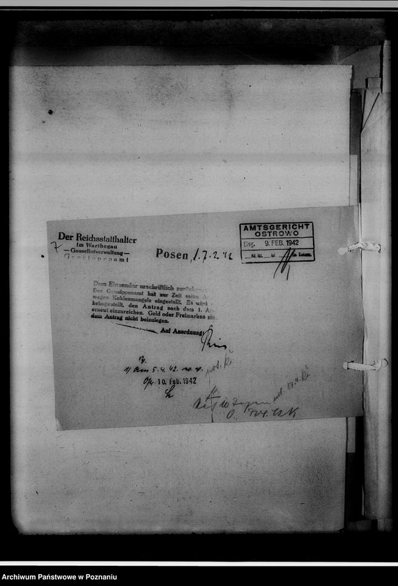 Obraz 11 z jednostki "Judenregister [powiat ostrowski]"