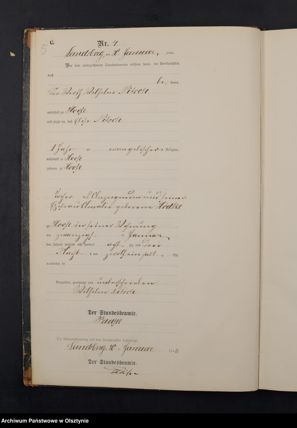 image.from.unit.number "Sterbe-Neben-Register Nr 1 - 77"