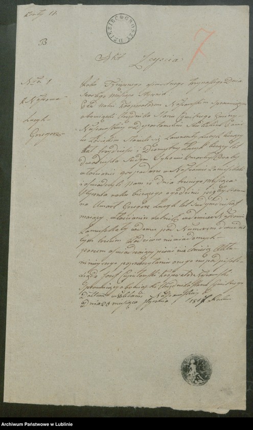 image.from.unit.number "Alegaty do ksiąg urodzeń, zapowiedzi, małżeństw i zgonów z lat 1817 - 1818"