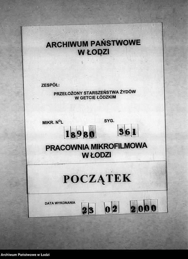 Obraz 1 z jednostki "[Dziennik podawczy]"