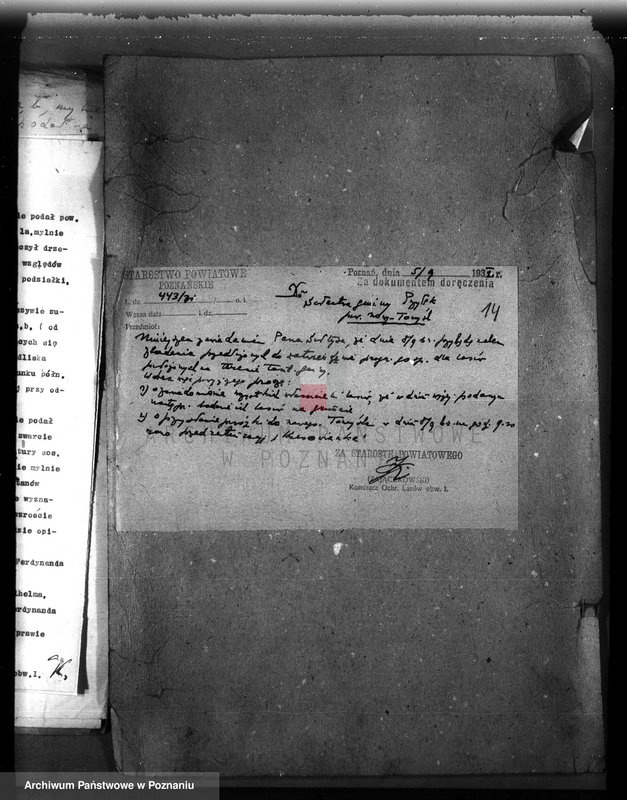 Obraz 18 z jednostki "/Nadzór nad gospodarką leśną/ protokoły badania lasów, programy gospodarcze powiat nowotomyski"