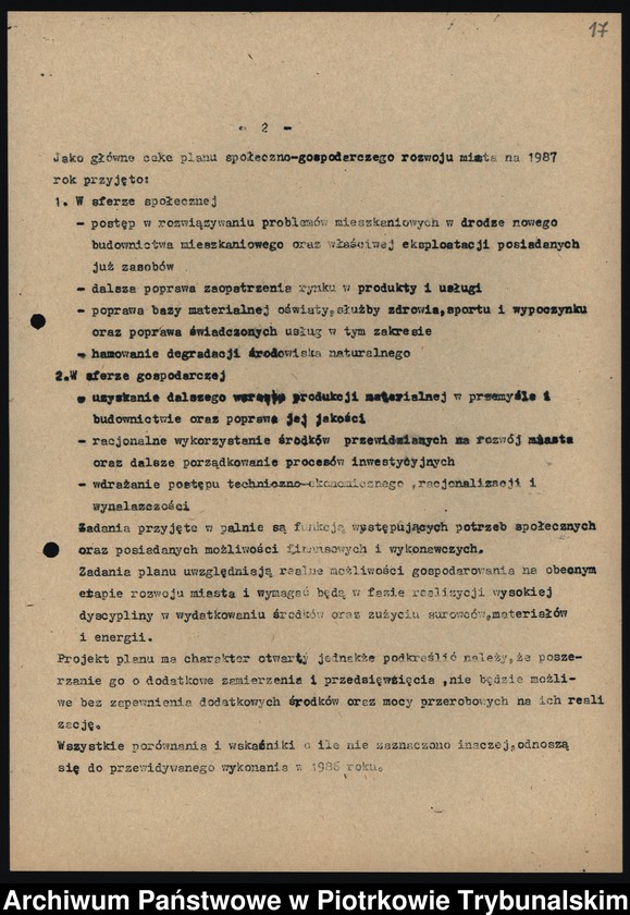 Obraz 19 z jednostki "Protokoły z posiedzeń Egzekutywy [Komietu Miejskiego PZPR w Bełchatowie, część I]"