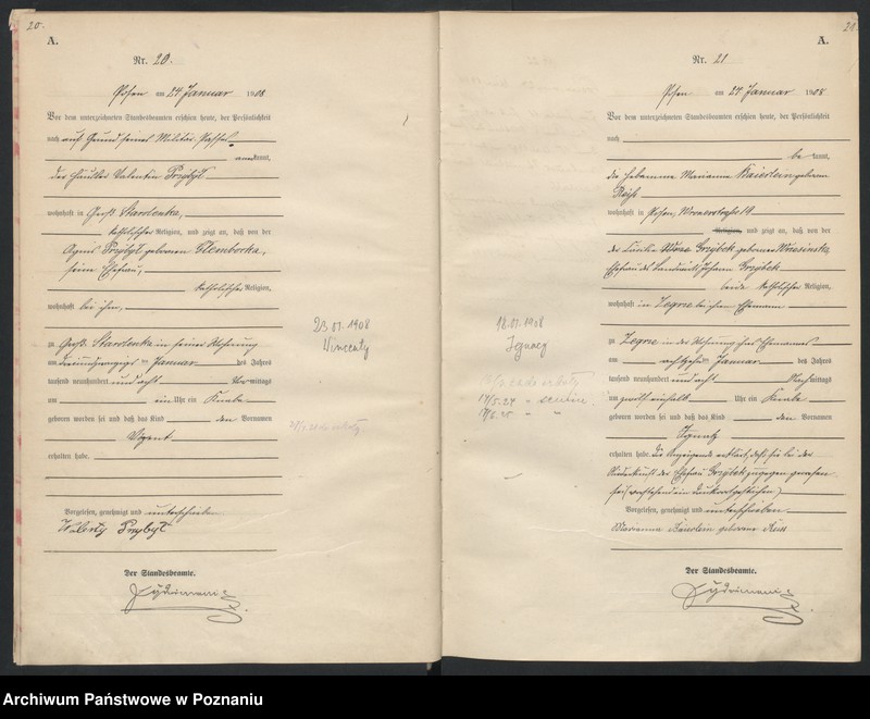 Obraz 13 z jednostki "Księga miejscowa urodzeń"