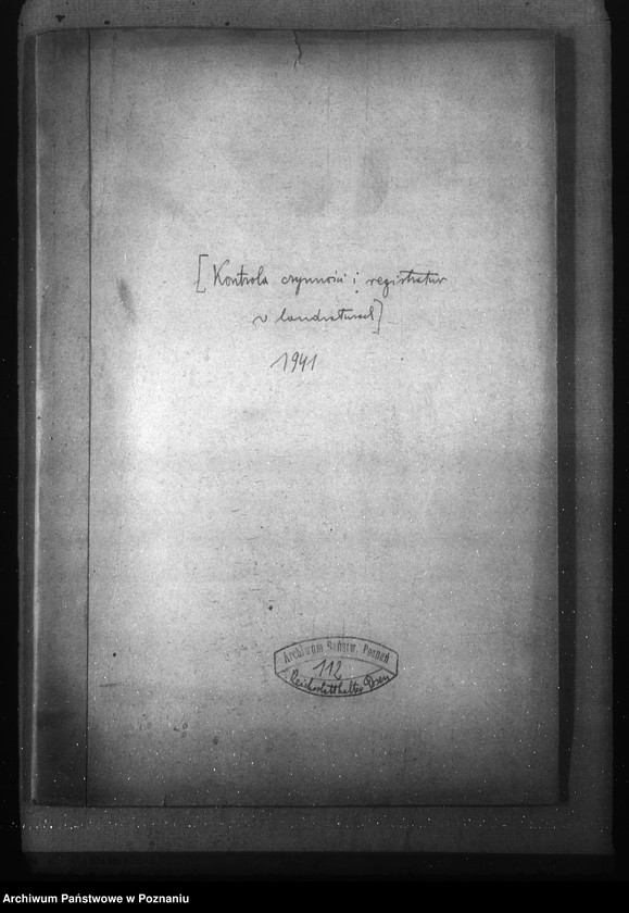 Obraz 4 z jednostki "Kontrola czynności i registratur w landraturach"