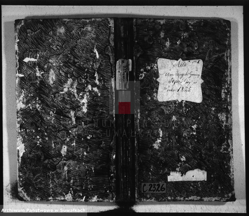 image.from.unit.number "Akta urodzonych gminy seyneńskiey w roku 1825."