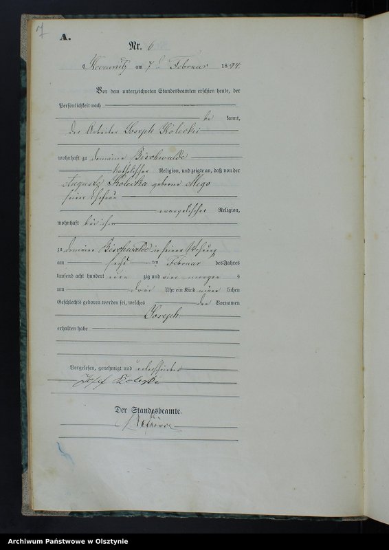 image.from.unit.number "Geburts-Haupt-Register Nr 1 - 77,1 - 97,1 - 88 i 1 - 83"