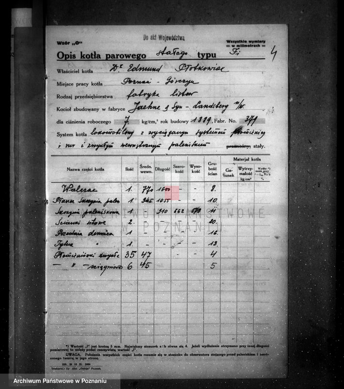 image.from.unit.number "Fabryka listew E. Płotkowiaka w Poznaniu nr woj. 6368"