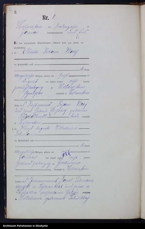 image.from.unit.number "Heiraths-Neben-Register Nr 1 - 14"