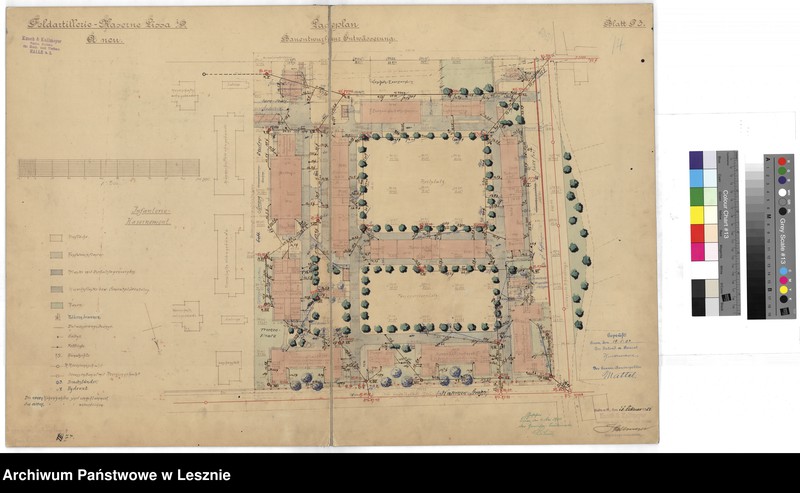Obraz 3 z jednostki "Leszno miasto. Dokumentacja projektowa - Koszary Artylerii Polowej ul. Racławicka, tom III."